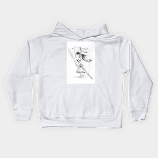 Left Cut Kids Hoodie